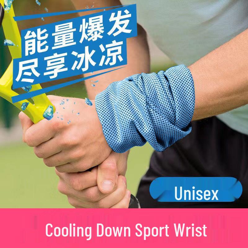 Cooling Sweat-Absorbing Wristband for Sports - Summer Lightweight, Non-Woven Sleeve for Men & Women