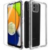 ANTI-SHOCK CASE TRANSPARENT BACK for Samsung Galaxy A03 + Glass