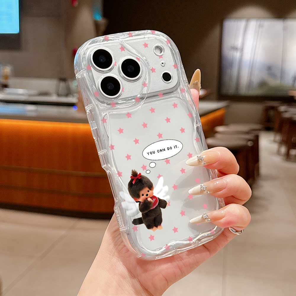 

Ins Cute M-Monchhichis Phone Case For Samsung Galaxy A17 M16 A56 A36 A26 A16 A06 A15 A54 A34 A24 A14 A04 A13 A73 A53 4G 5G Samsung A56 5G