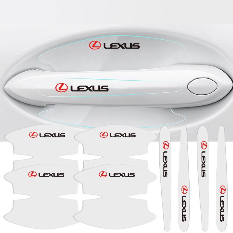 Folia Ochronna Naklejka na Klamkę Drzwi Samochodowe TPU Anti Scratch Dla Lexus F SPORT GS GX IS LS LX CT LC RC LBX NX RX 350h 450h UX 300e