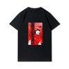 Herre Premium bomull Harajuku T-skjorte Evangelion Asuka Plakat Anime skjorte print T-skjorter Funny Style rundhals bomull T-skjorte Uformelle T-skjorter