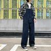 Retro Casual Overalls Men's Loose Casual Trend Spring and Autumn Men's Casual Trousers Tide Brand Wide-leg Pants Men