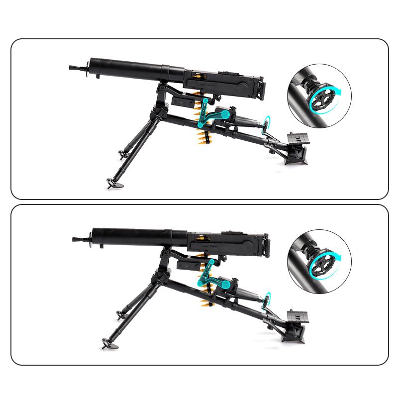 1/6 Scale WWII MG08 Maxim Heavy Machine Gun M2 M134 Minigun M16 M14 M82A1 Military Weapons Model Soldier SWAT Action FigureToy