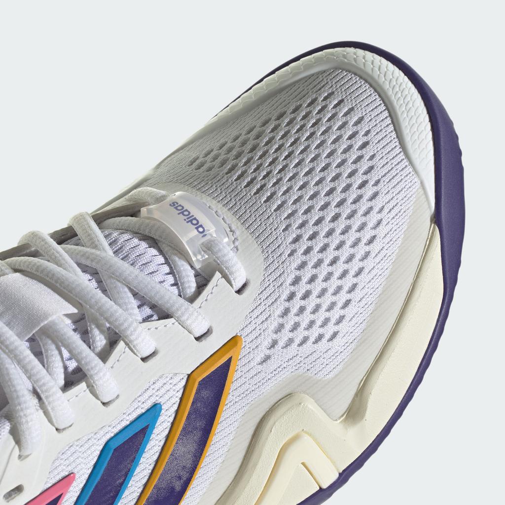 Adidas BARRICADE 14 Tennis Shoes Women's Low Top White/Collegiate Purp