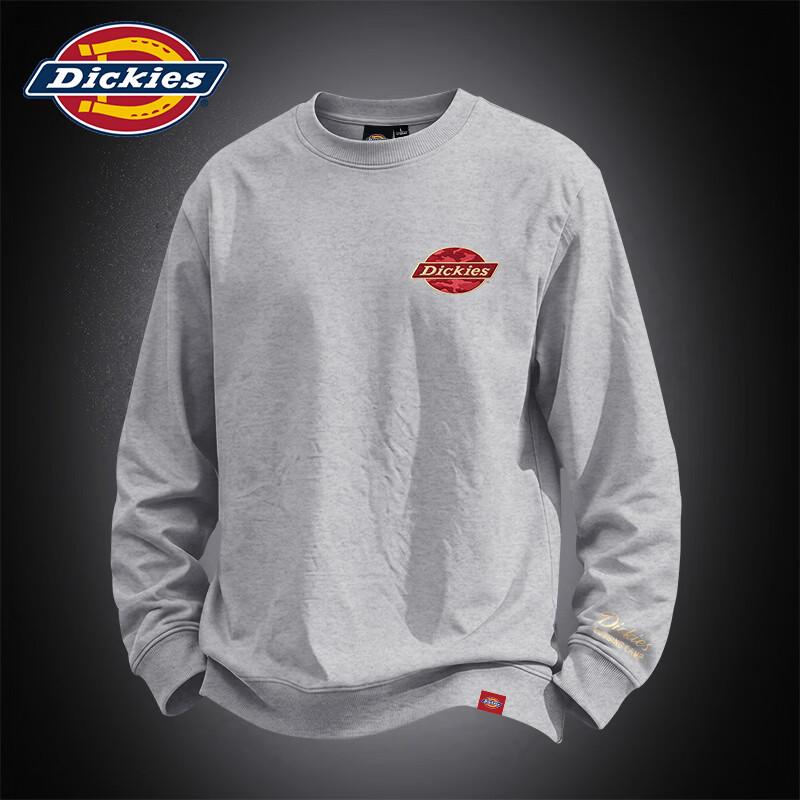 Felpa con scollo a girocollo da uomo Dickies con logo minimalista americano