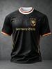 Germany 2026 Black Soccer Jersey Golden Eagle Print Breathable Quick-Dry Football Shirt for Men Fans Sports Training Uniform