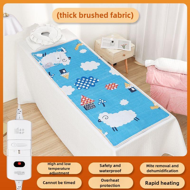 1.5M * 0.5m Electric Blanket Single Massage Bed Small Safe Household Electric Mattress on The Sofa 9-speed Temperature Control