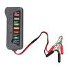 6 LED Displej Digitálny Tester Batérie Alternátora Tester Batérie Monitor Úrovne Batérie Pre Auto Motocykel Nákladné Autá 12V