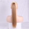 XINRAN 22" Long Silky Straight Synthetic Drawstring Ponytail Clip In Extension High Temperatur Fiber