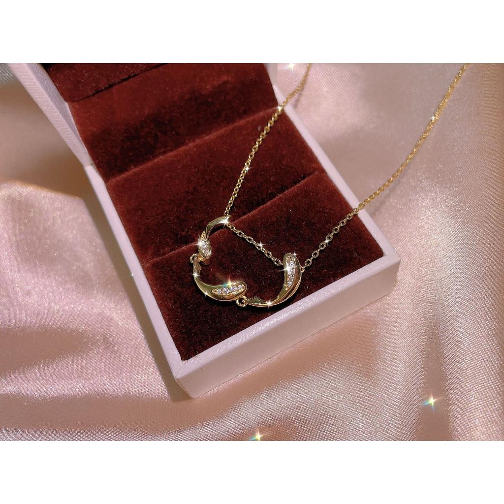 Circle Necklace Simple and Versatile Neck Jewelry Personality Pendant Long Super Fairy Temperament Women's Pendant