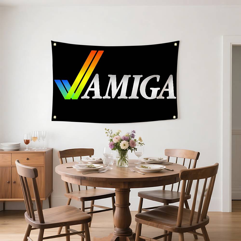 wCommodoresAmigasFlags Room Decor Outdoor Decors Personalized Items Flags For Bedrooms Home Funny