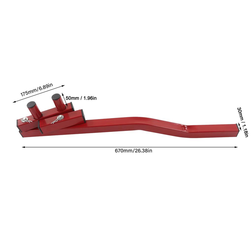 Board Bender Decking Straightening Tool Multi Angle Alloy Steel Red Coated Deck Board Bender for Woodworking