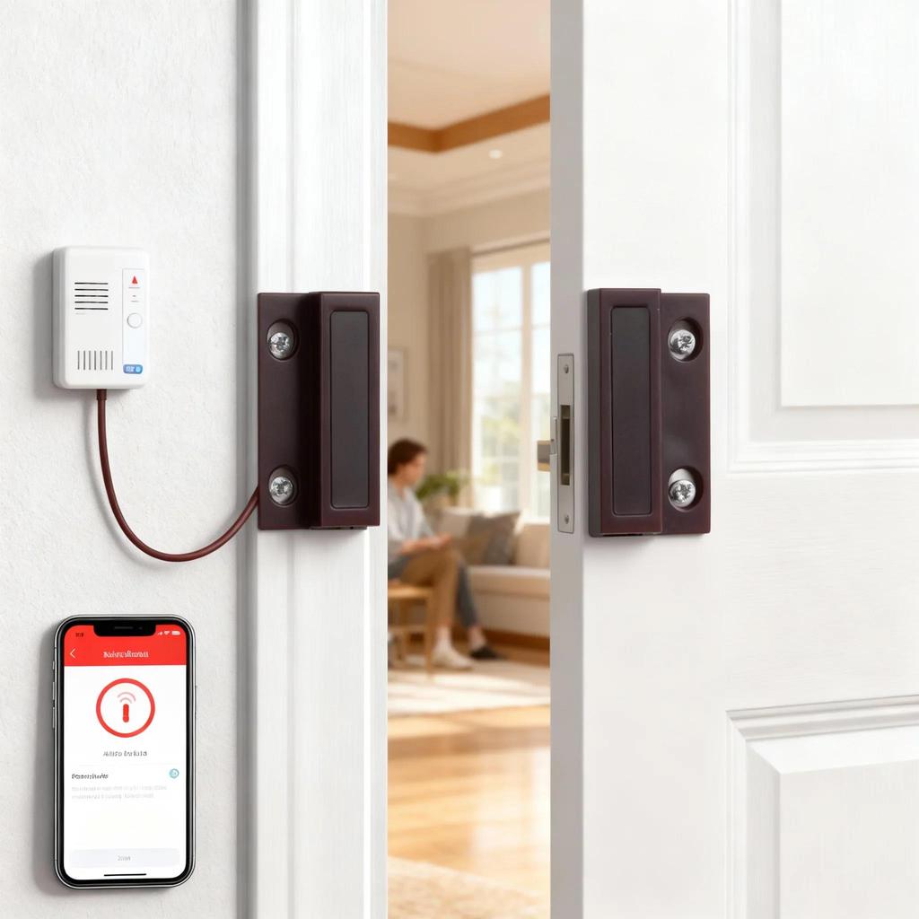1-10 STUKS MC-38 Bedrade Deur Raam Sensor Magnetische Schakelaar Huis Alarm Systeem Detector Reed Schakelaar