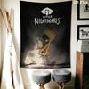 Little Nightmares Wall Tapestry Aesthetic Wall Hanging Printed Fabric Blanket Decorative Tapestries for Bedroom Living Room Home Decor