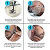 Bartwachstums-Set, Bart-Dermaroller 0,3 mm, Bartöl für Männer Gesichtshaarwachstum Fördert neues und altes Haarwachstum
