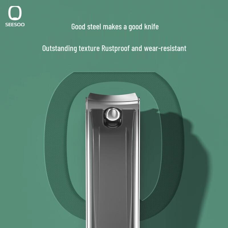 SEESOO Deluxe Traveler 3-Piece Nail Clipper Set