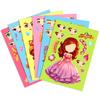 6 Photos/pack of Cute Princess Face Change Stickers Repeatable Stickers Girl Stickers
