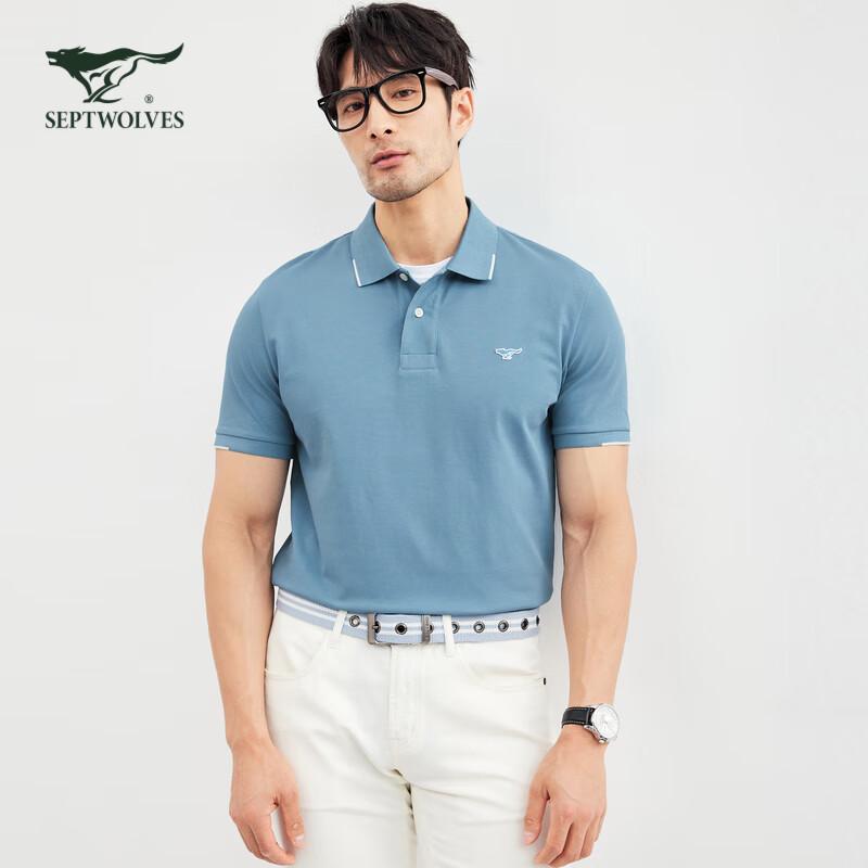 Seven Wolves Men's Short Sleeve Polo Shirt