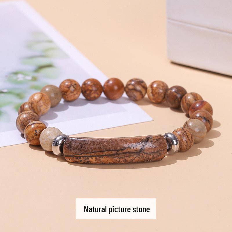 8mm Natural Rose Quartz, Red Agate, Tiger Eye, and Green Aventurine Bracelet for Men and Women
