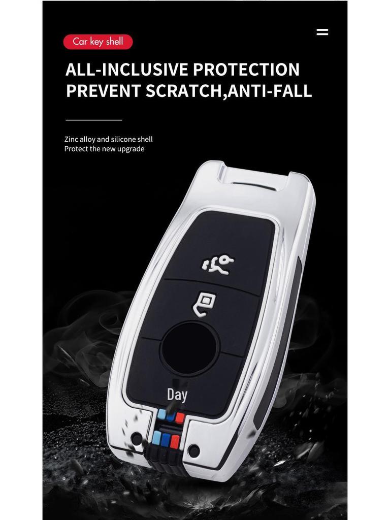 Mercedes-Benz Key Case for E-Class, C260L, C200L, A200L, E260, and GLC Luxury Models