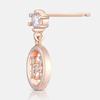 METROCITY JEWELRY Tuberare Rose Silver Earrings A201SE9005RPA