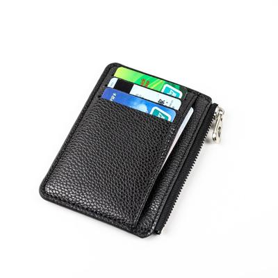 Zipper Card Bag Large Capacity Ultra-thin Simple Multi-card Change Bag