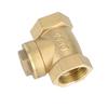 3/4" NPT Brass Water Oil Gas Swing Check Valve Threaded Plumbing Fitting