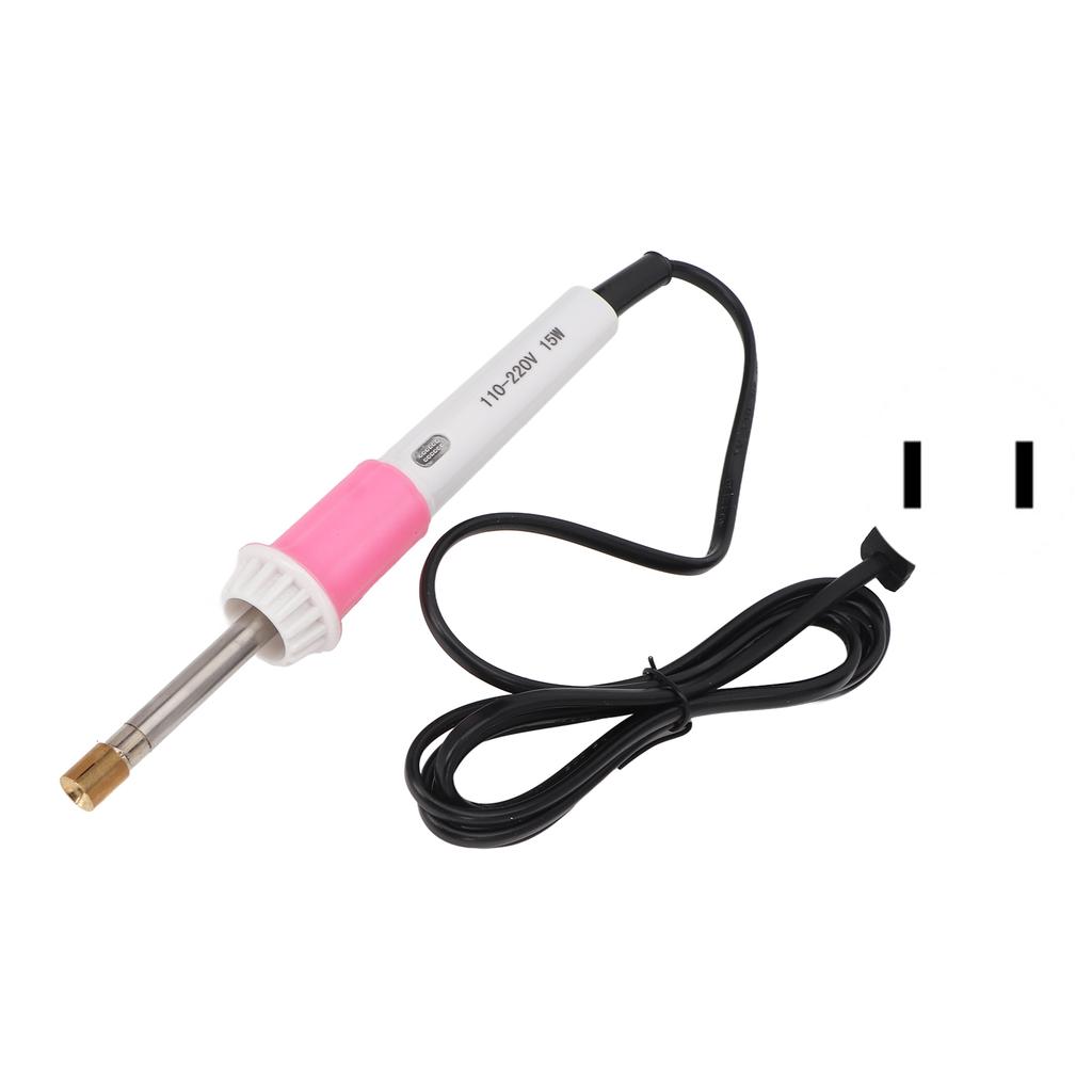 Hot Fix Applicator with 7 Tips Iron Rings 15W Quick Heating Semi Automatic Energy Saving DIY Hot