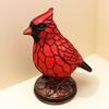 Bird Lamps Red Bird Night Light Ornaments Soft Light Eye Protection Creative Animal Table Lamp For Study Bedside Table Decor
