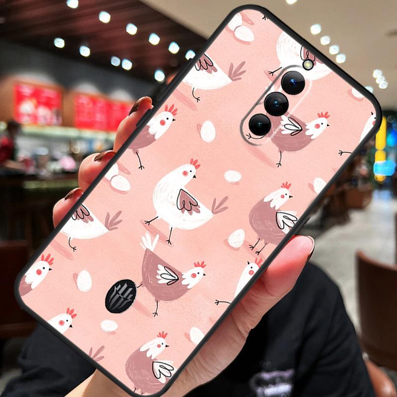 Chicken Pattern Case For ZTE Nubia Red Magic 11 10 8 9 8S 9S 10S Pro Plus 10 Air 5G 6R 6 7 6S 7S Pro Cover