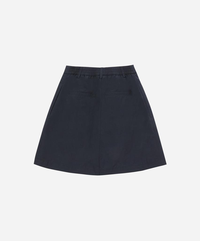 Solteuaenchokollis Sac Nylon Pleated Skirt Navy 4W232Z001