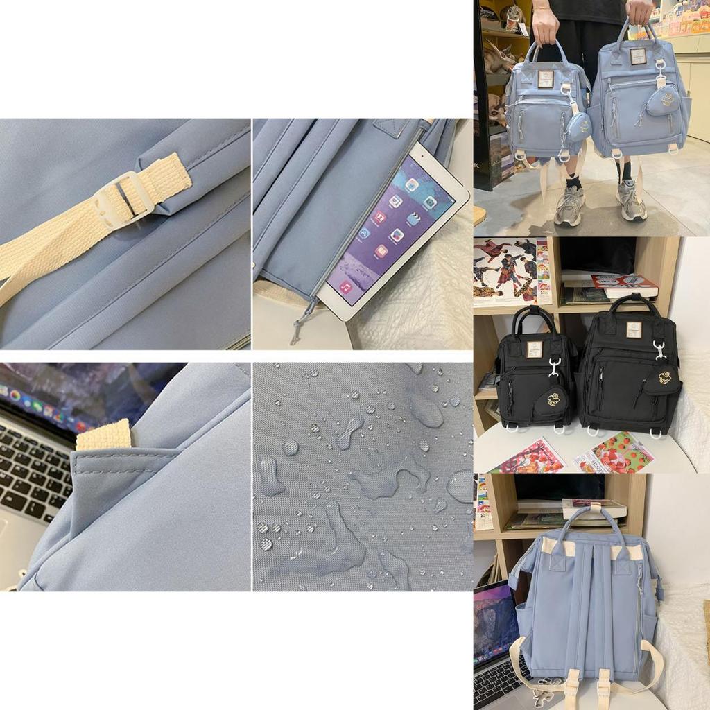 School Student Gift Waterproof Backpack Travel Bag Large Capacity Simplicity