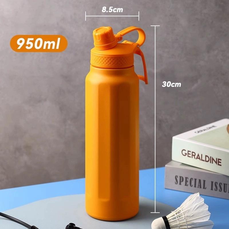 Insulated Water Bottle Large Capacity 750ml/950ml Stainless Steel Double Wall Vacuum Sport Bottle Outdoor Sports Kettle