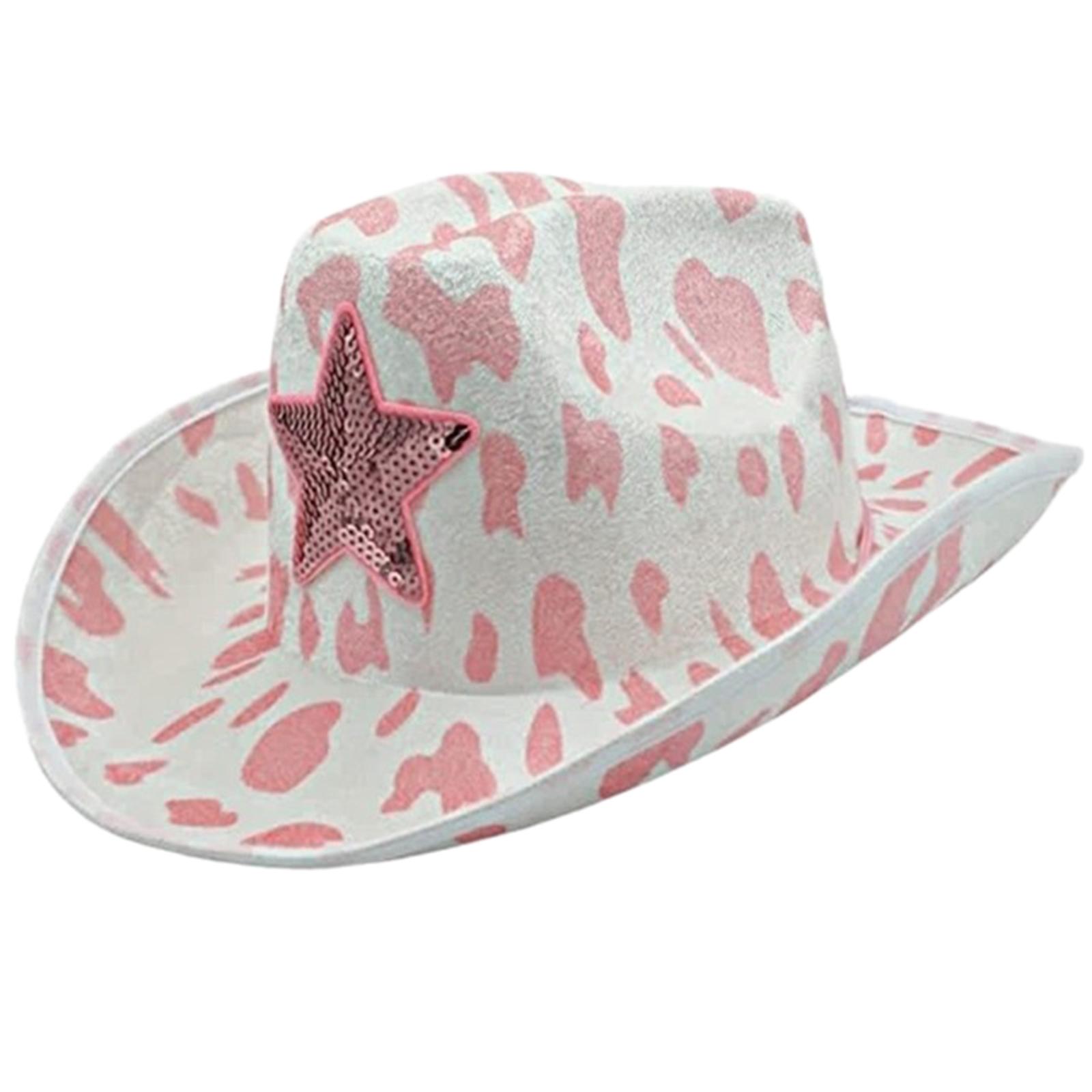 

Women Cowboy Hat With Heart Sunglasses, Cowboy Costume Set For Cosplay Performance Party Teens Girls single hat hat#1