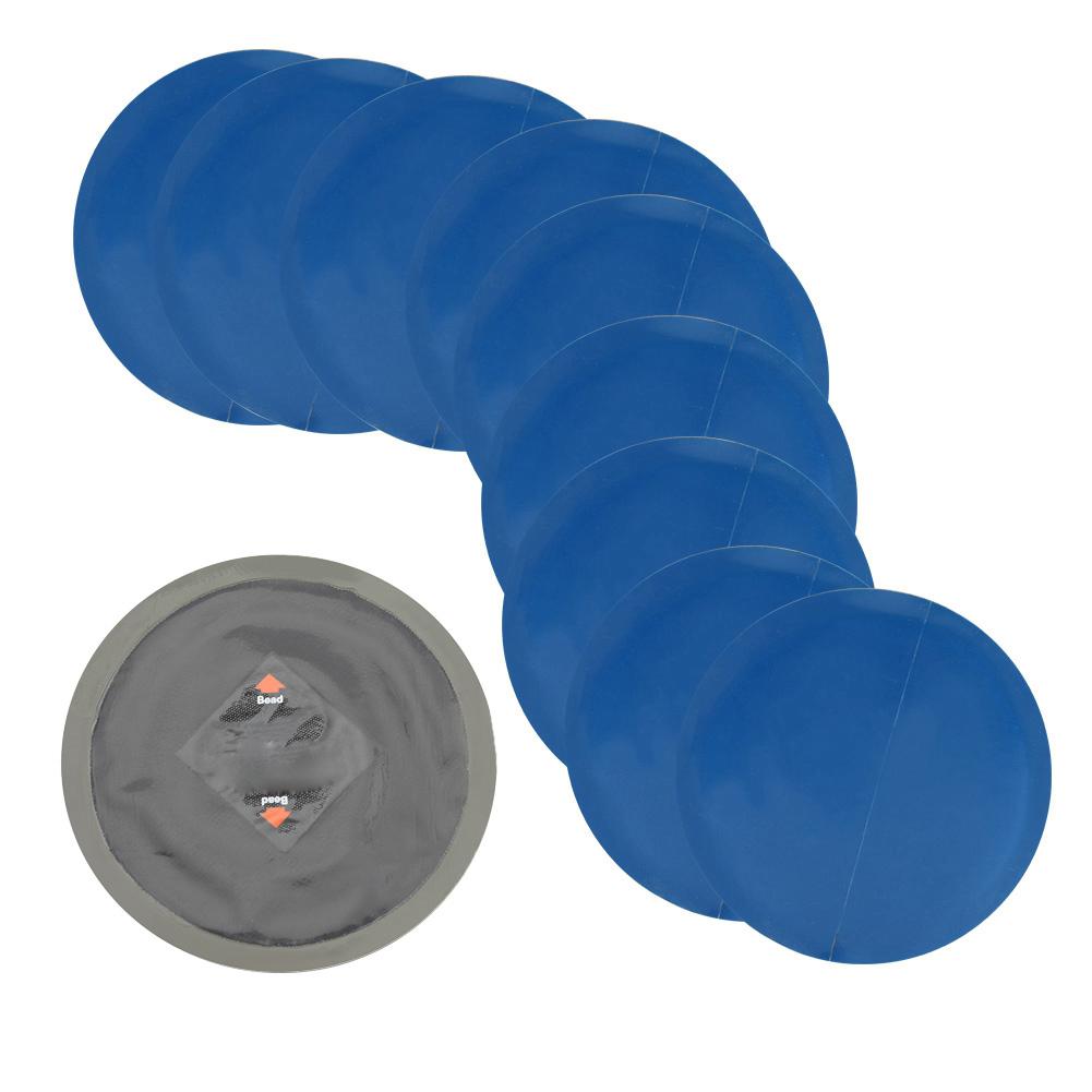 10Pcs 90mm Car Natural Rubber Tire Tyre Puncture Repair Cold Roud Patch Tubeless Patches Automobiles Repair Tool