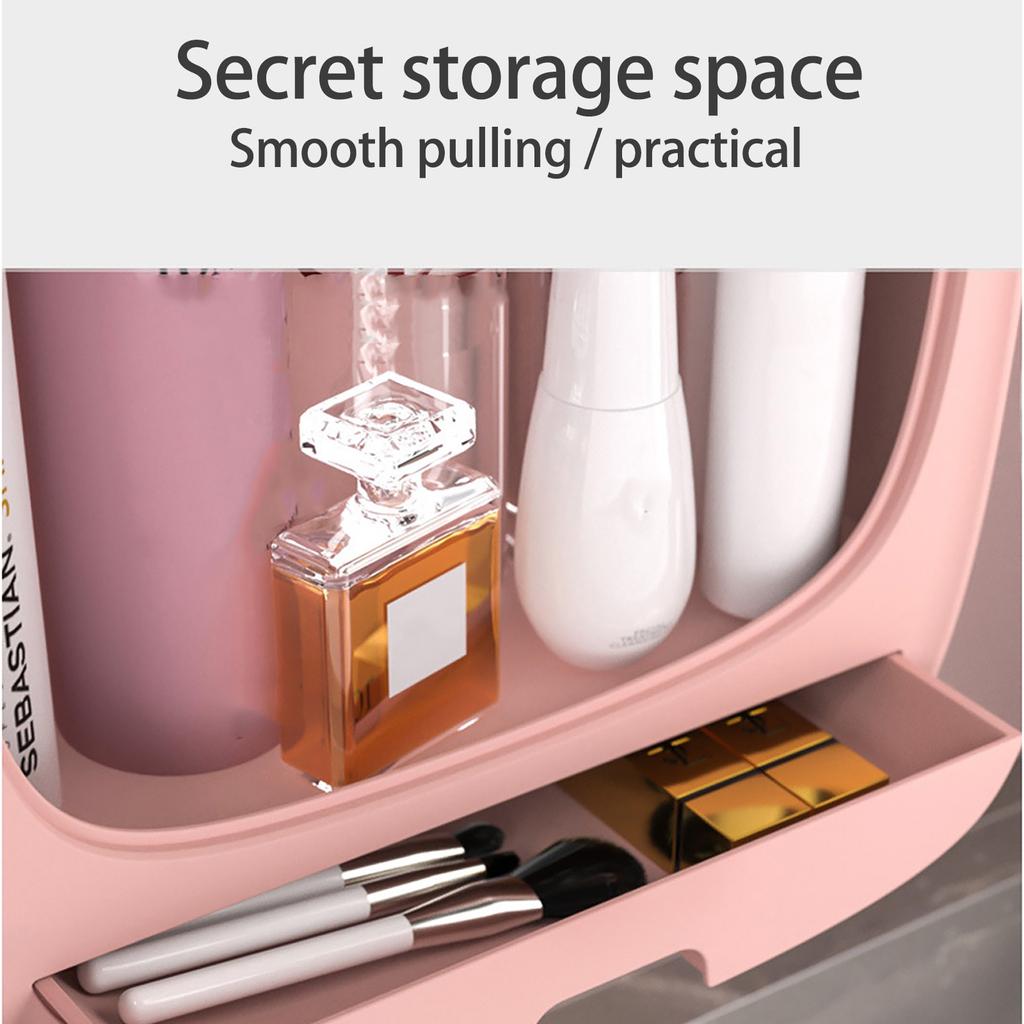 Punch-free Wall-mounted Storage Box Bathroom Waterproof Storage Box