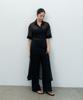 MAKE A TOAST Linen-Like Low-Rise Wide Pants Black Mbespa004Bk