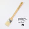 1Pc Wooden Handle Paint Brush  Acrylic Watercolor Gouache Wall Oil Drawing Artist Student Painting Art Supplies