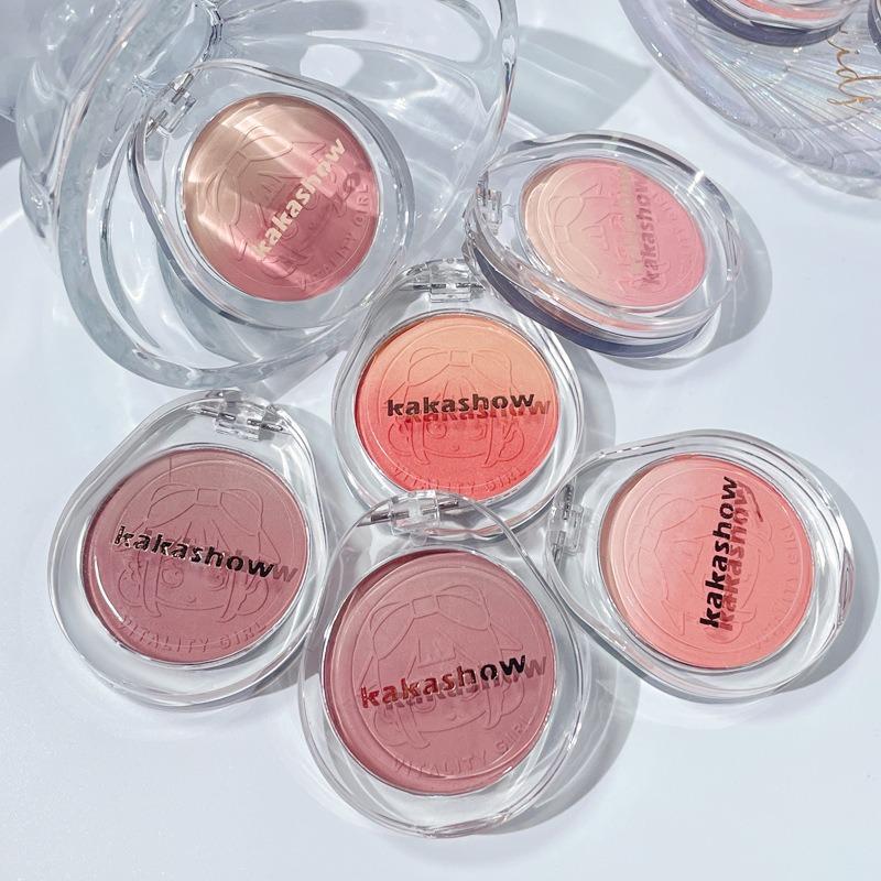 Natural Gradient Blush Powder Matte Shimmer Daily Face Makeup For Women