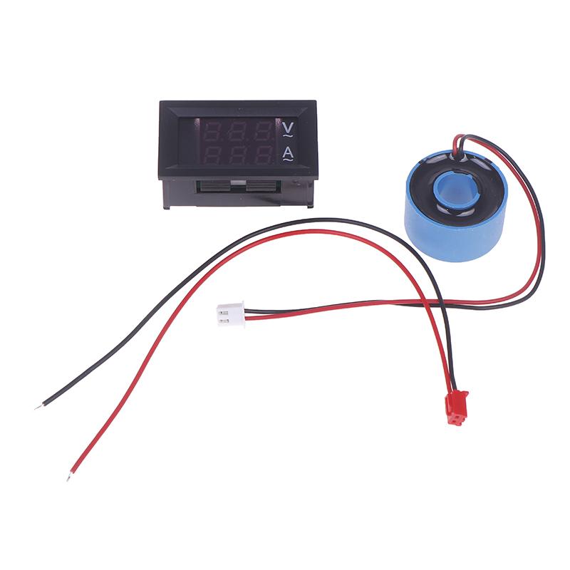Ac 50-500V Digital Lcd Voltmeter Ammeter 10A 50A 100A 220V Voltage Current Meter Tester Detector Current Transformer