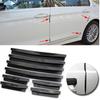 8pcs Auto Car Door Edge Guard Strip Scratch Protector Anti-collision Trim Black