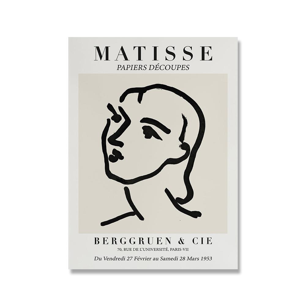 

Абстрактная настенная живопись Матисса на холсте, обнаженная женщина, скандинавские современные постеры и принты, французские настенные панно для декора гостиной, без рамки 21*30cm No Frame