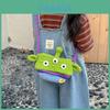 Cute And Lightweight Handcrafted Cartoon Alien Crochet Bag Perfect For Kids