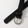 New Women's Belt Retro Hong Kong Style Simple and Versatile Daily Wear PU Belt Commuting Women's Belt