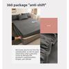 Summer Washed Cotton Fitted Sheet Set, All-around Wrap Mattress Cover, Baby Friendly Single Bed Sheet Mattress Protector