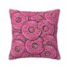 Custom Chocolate Donut Doughnut Cushion Covers Funny Pattern Food Soft Nordic Pillow Case Home Decor
