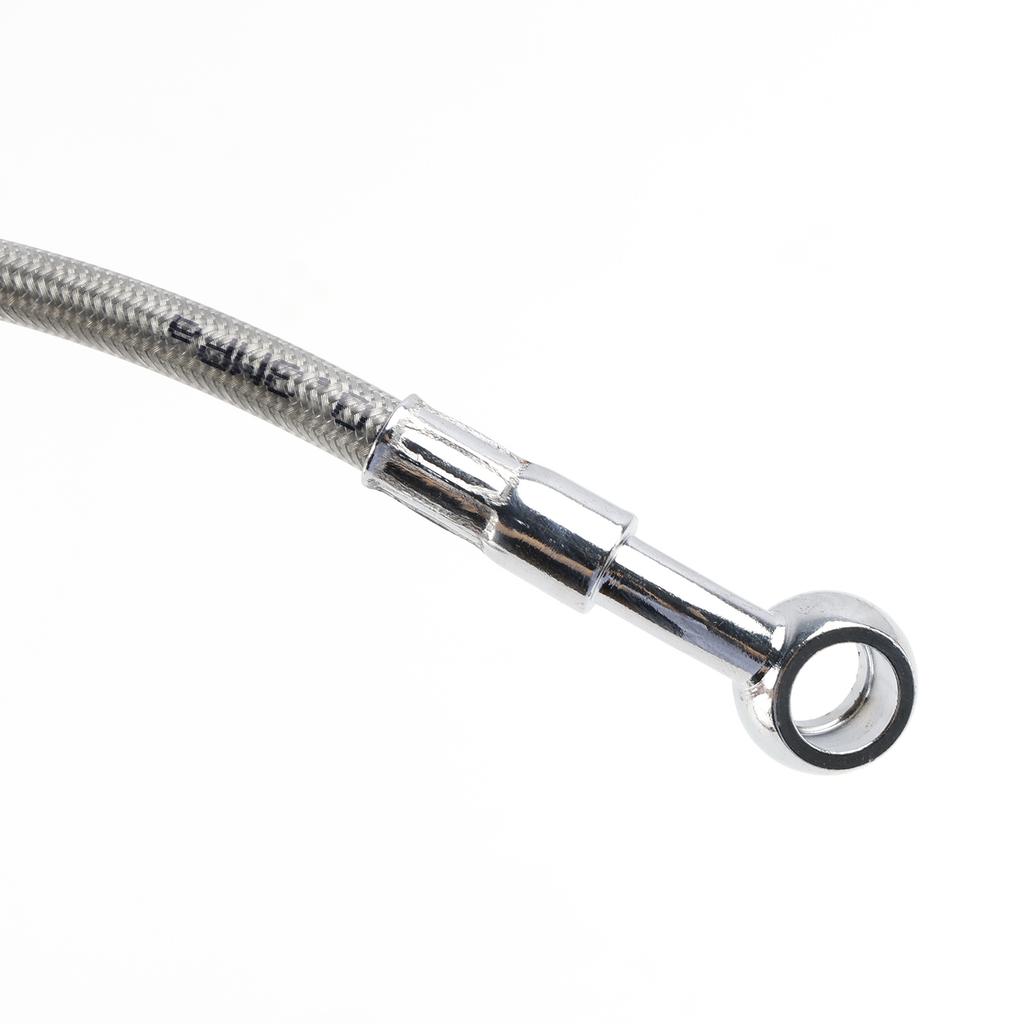 35cm/14" M10 Brake Oil Hose Line Banjo Fitting Stainless Steel End