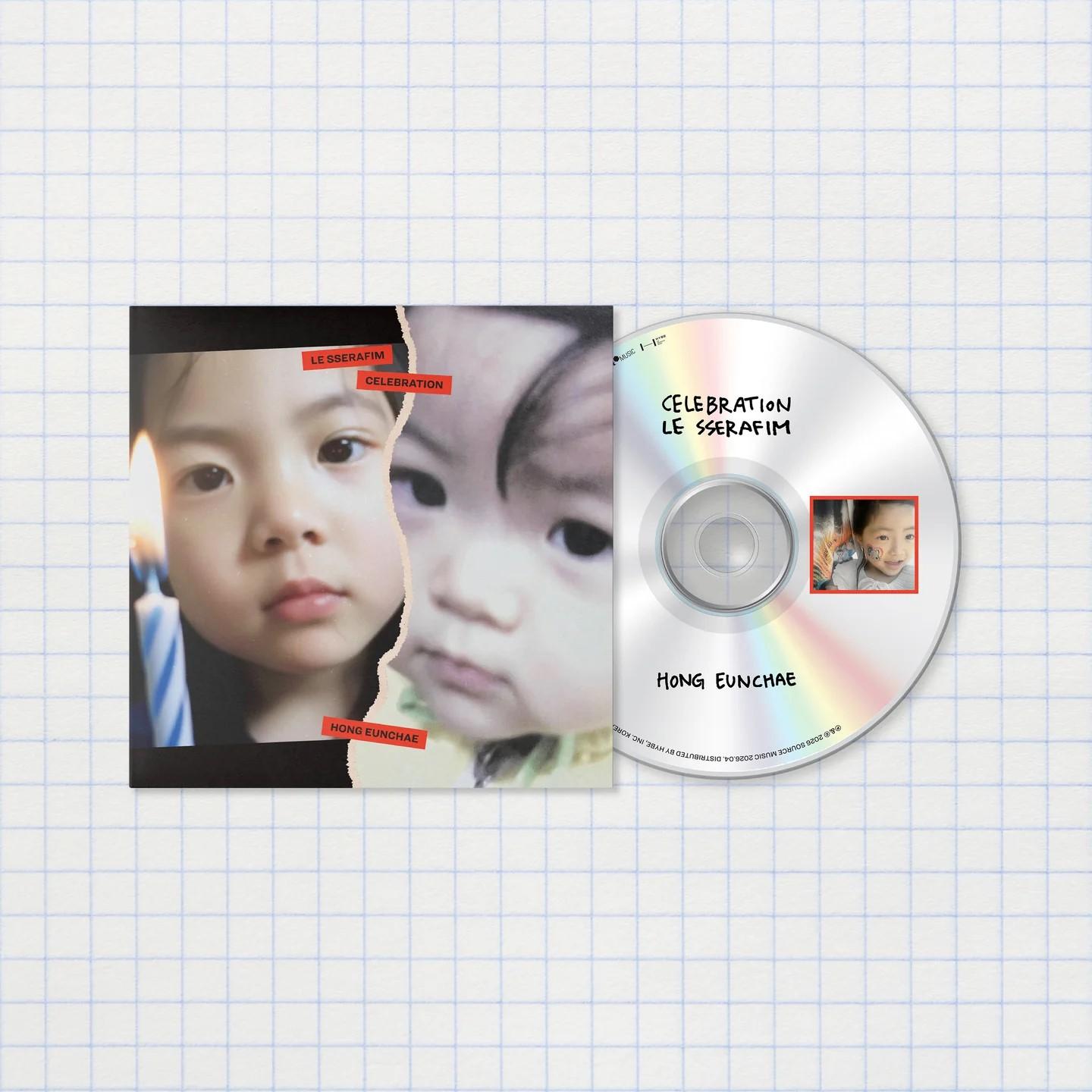 

LE SSERAFIM - [CELEBRATION] Single CD HONG EUNCHAE