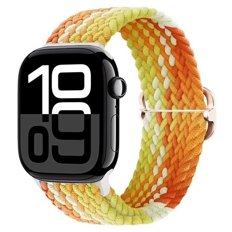 Nylon Braided Loop Band for Apple Watch Ultra/2 49mm 10 9 8 7 46mm 45mm 41mm 6 5 4 SE 44mm 40mm Elastic Strap for iWatch 3 42mm