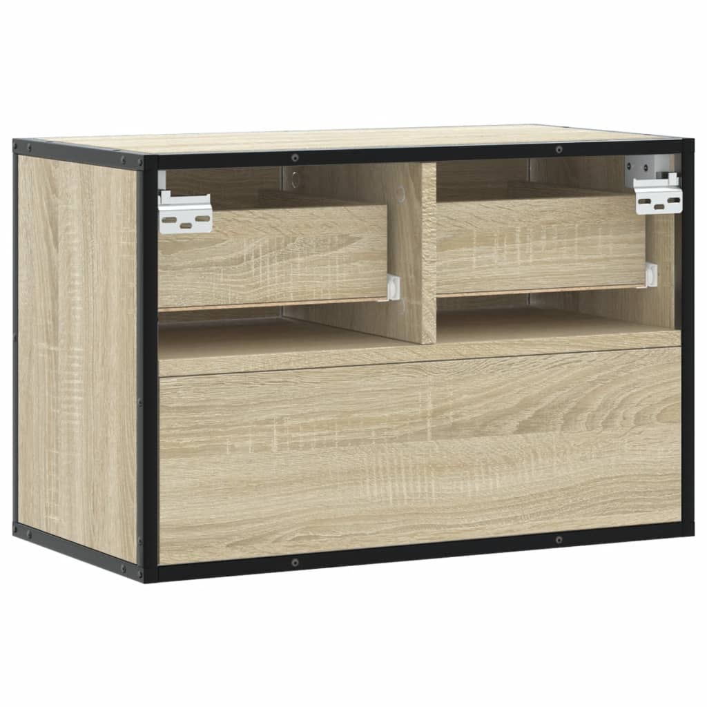 Vidaxl Szafka Pod Telewizor, Dąb Sonoma, 60X31X39,5 Cm